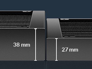 Water Cooler, 38mm Radiator, Efficient Cooling